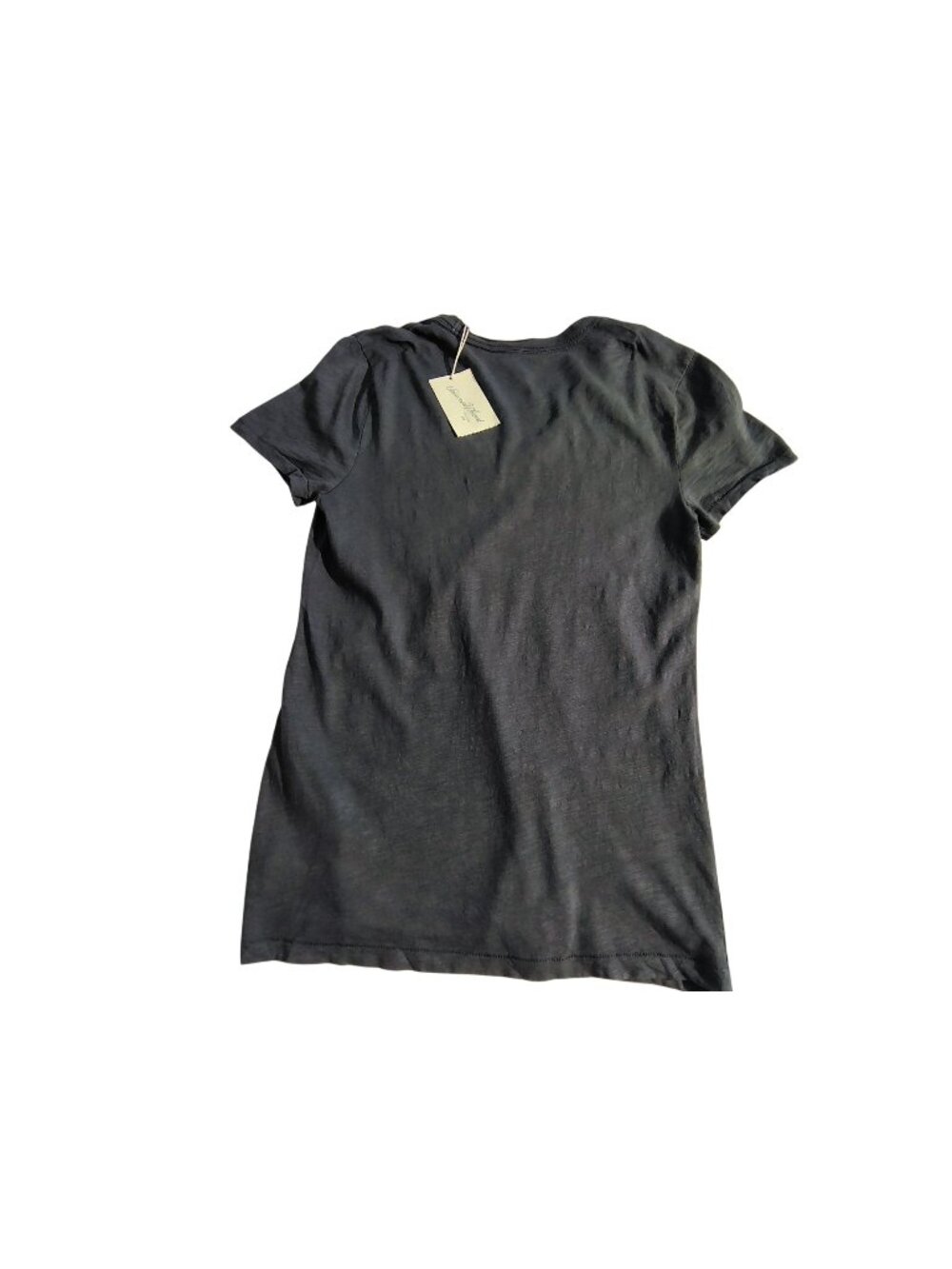 Universal Thread Womens Black V-Neck T-Shirt XS 100% Cotton Casual Style